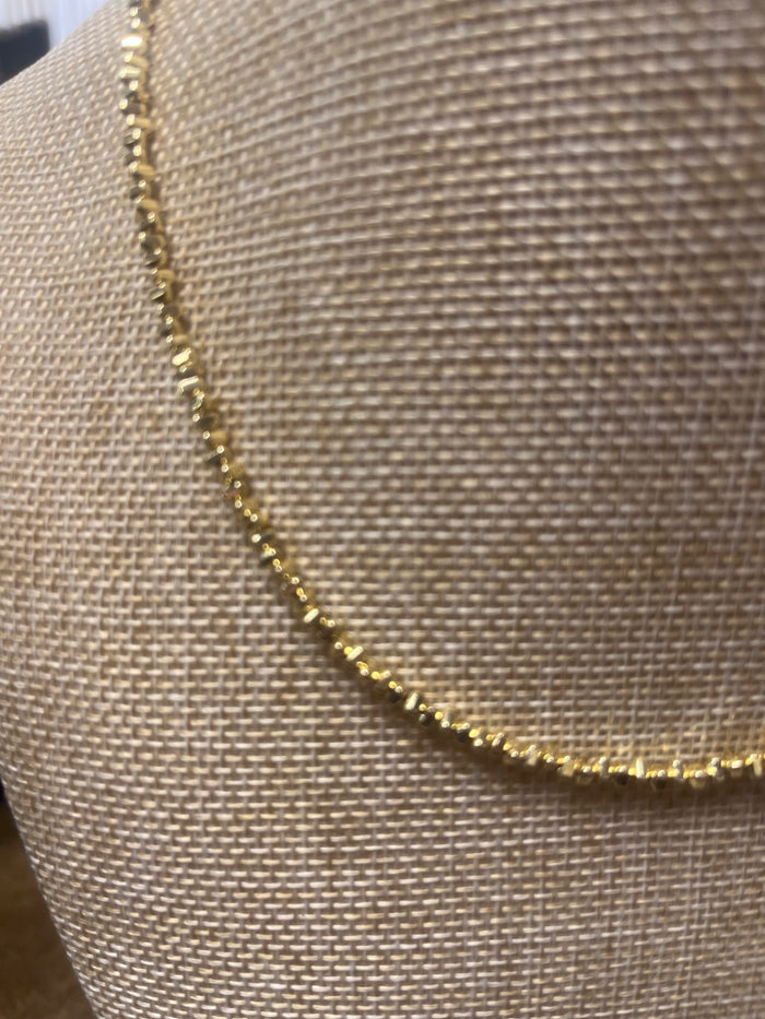 Malila Dainty Gold Beaded Necklace