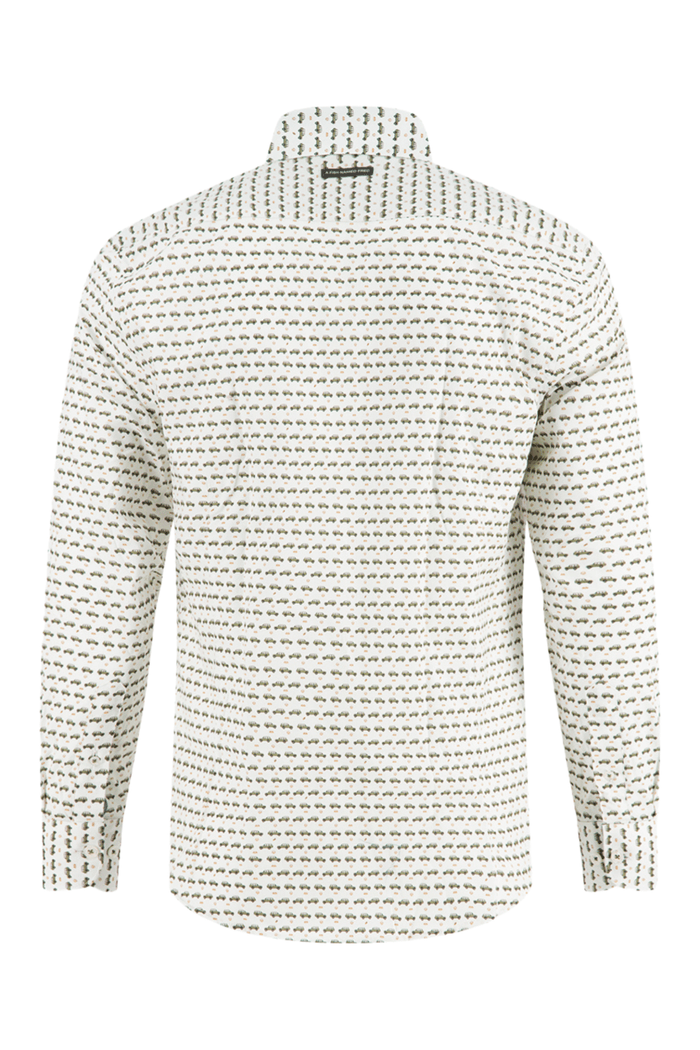 A Fish Named Fred 32.005 Men's Shirt Wagon Off-White