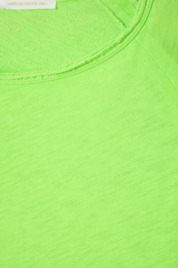american-vintage-son31ge-long-sleeve-cotton-top-fluorescent-apple