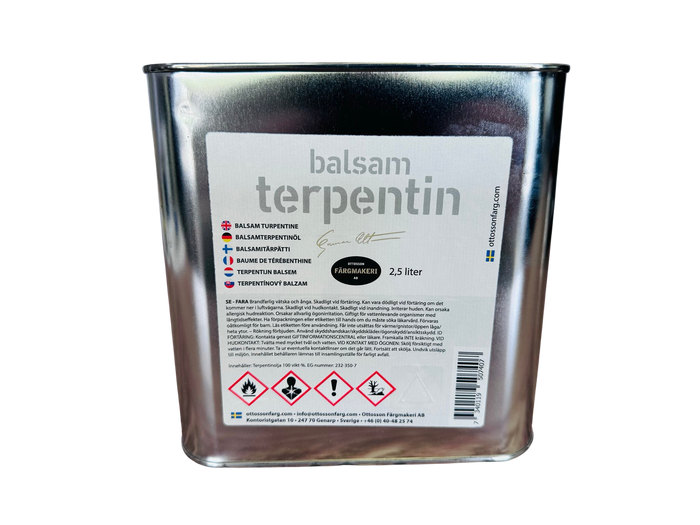 Balsam Turpentine-Ottosson Färgmakeri-Atlas Preservation