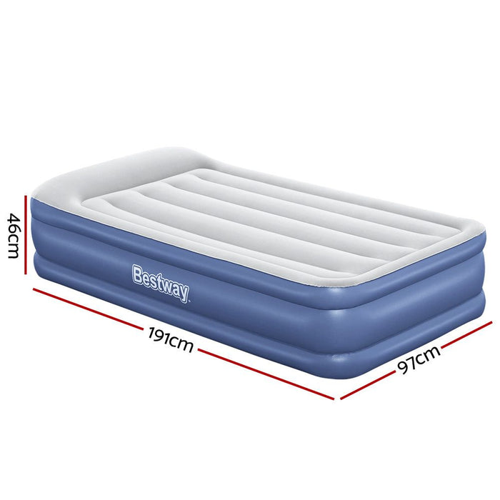 Bestway Air Bed - Single Size -Home Living Store - -