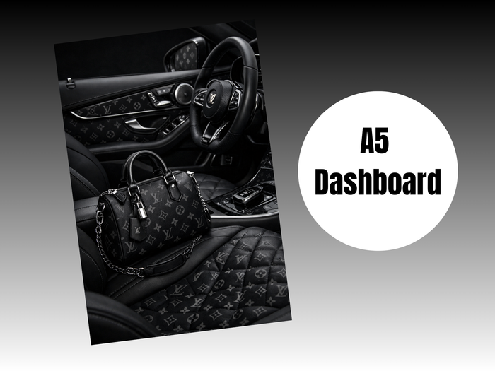 Binder Dashboard | A5 Rings | L Black Car