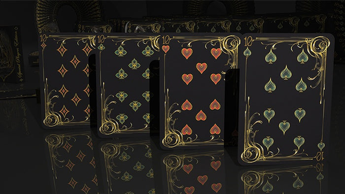 Black Exquisite Special Players Edition Playing Cards by US Playing Card Co.