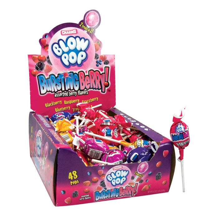 Blow Pops Bursting Berry - 48ct