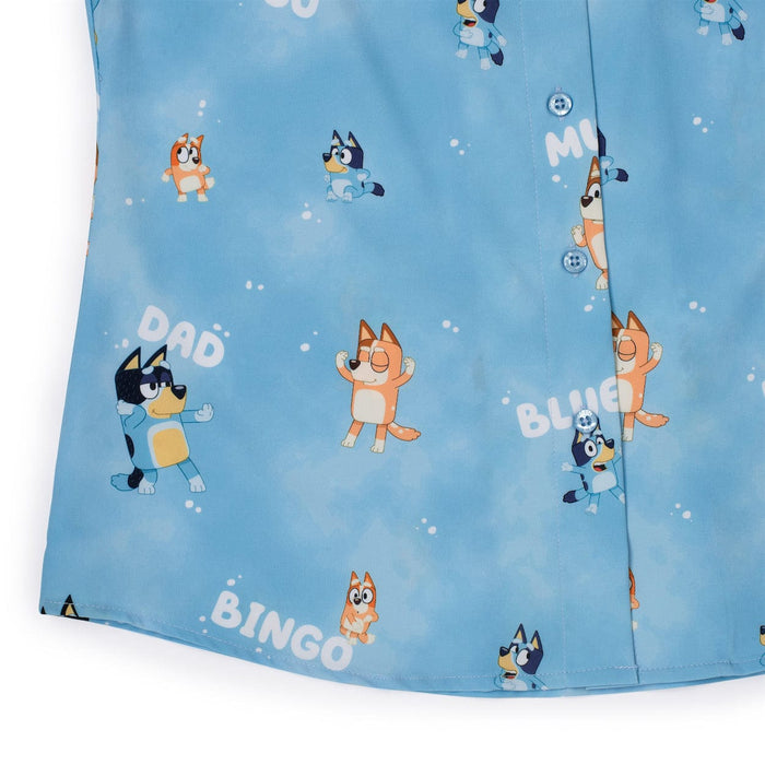 RSVLTS Bluey Women's Short Sleeve Shirt Bluey "Meet the Heelers" – Women's KUNUFLEX Short Sleeve Shirt