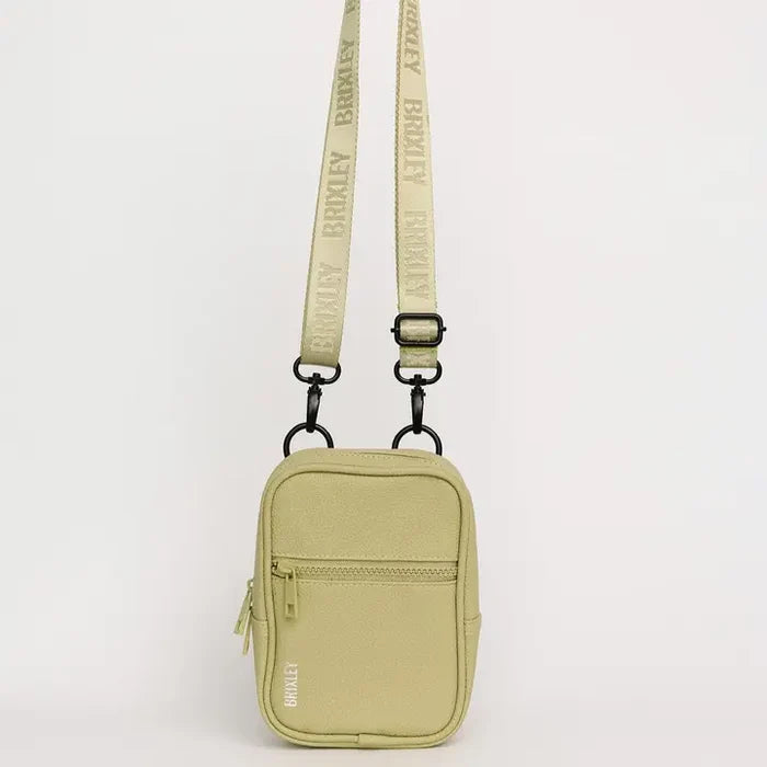 Brixley Leather Crossbody Sling - Leather Fern