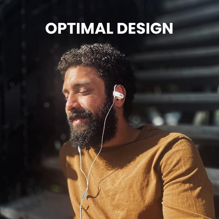 C171 Wired USB-C Earbuds for Sports and Running, optimal design provides a snug, comfortable fit
