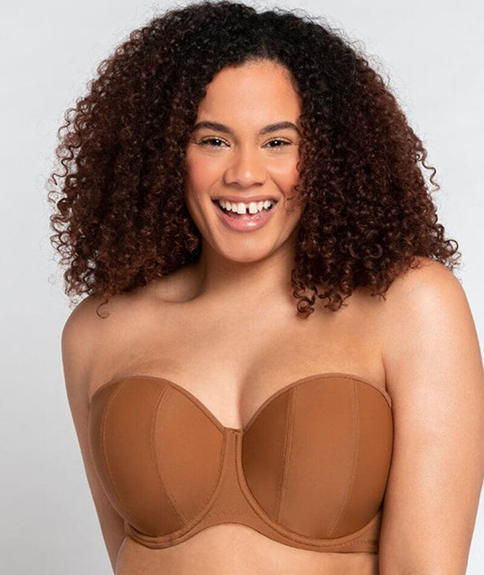 Curvy Kate Luxe Strapless Bra - Caramel Bras