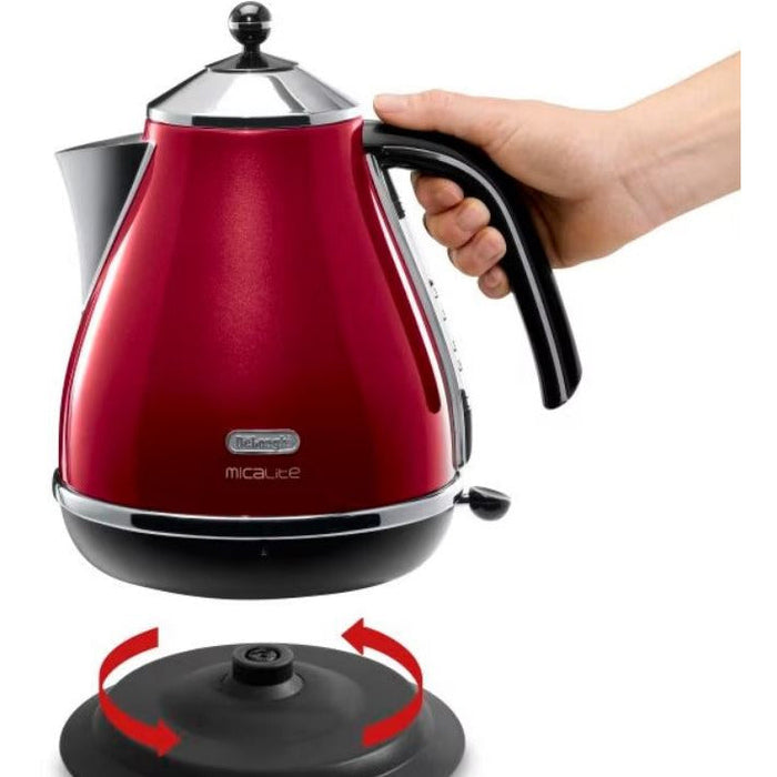 Delonghi 1.7 L Red Kettle – view 4