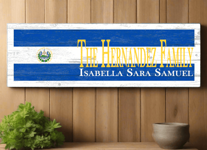 Salvadoran Family Sign