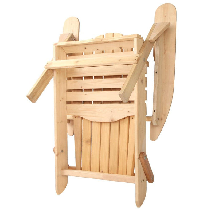 Gardeon Set of 2 Patio Furniture Outdoor Chairs Beach Chair Wooden Adirondack Garden Lounge -Home Living Store - -