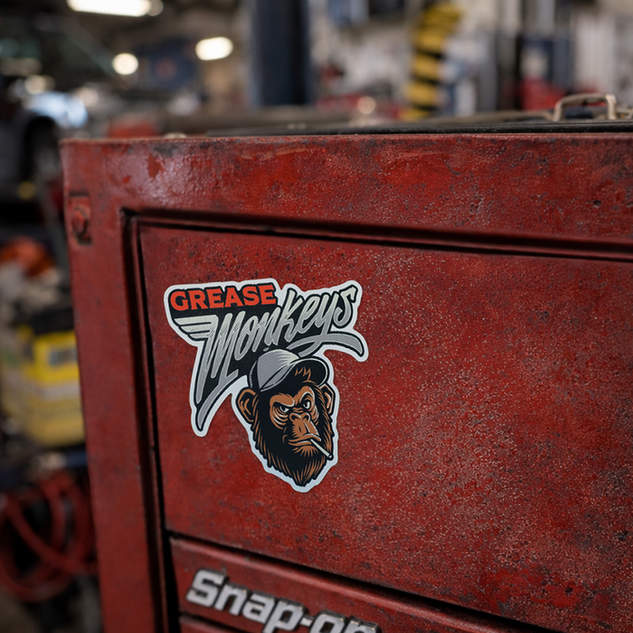 Grease Monkey - Sticker