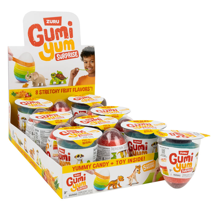 Gumi Yum Surprise Wildlife Gummy Candy - 15 Count