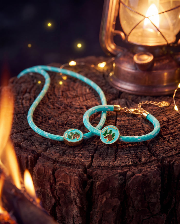 Happy Camper Corded Bracelet