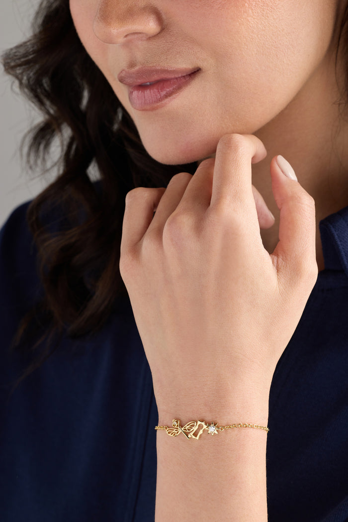 Harry Potter™ Winged Key Cluster Bracelet