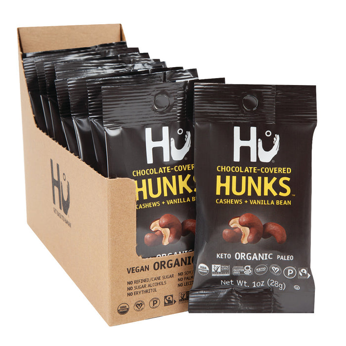 Hu Cashews and Vanilla Bean Single Serve Hunks Candy - 10 Count
