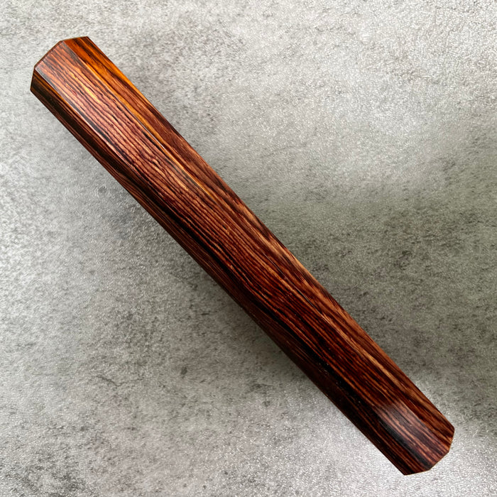 Custom Japanese Knife handle (wa handle) for 240mm - Dark Cocobolo