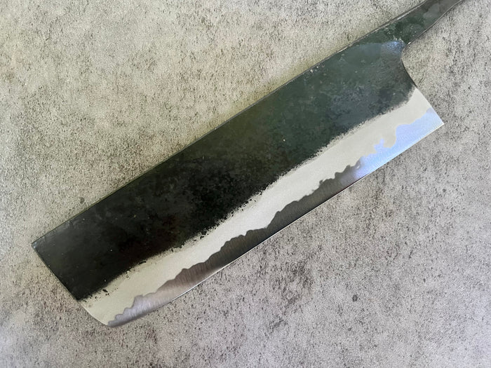Kyohei Shindo Iron clad Aogami Kurouchi Nakiri 165mm - Blade Only