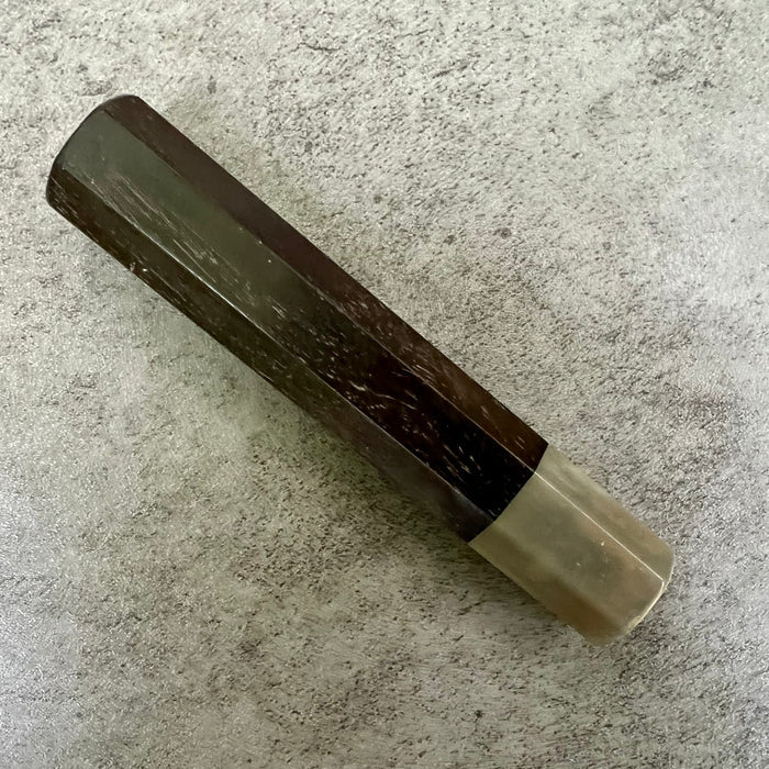 Hanoi Made Custom Japanese Knife handle (wa handle) for 165-180 : Rosewood and horn