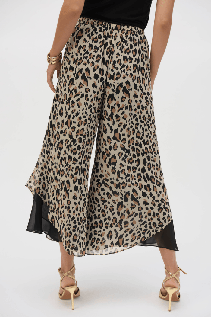 Joseph Ribkoff 252156 Reversible Animal Print Culotte Trousers - Dotique - Joseph Ribkoff