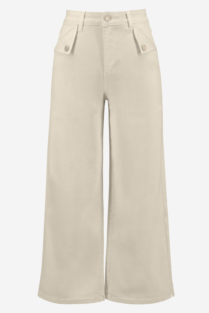Joseph Ribkoff 252914 Greige Stretch Culotte Jeans - Dotique - Joseph Ribkoff