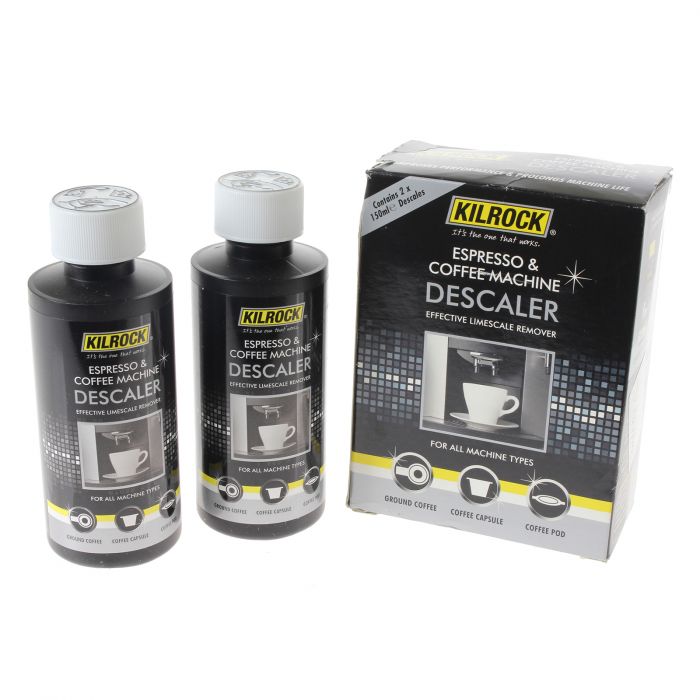 Kilrock Espresso and Coffee Machine Descaler & Cleaner Service Pro (2 x 150ml)