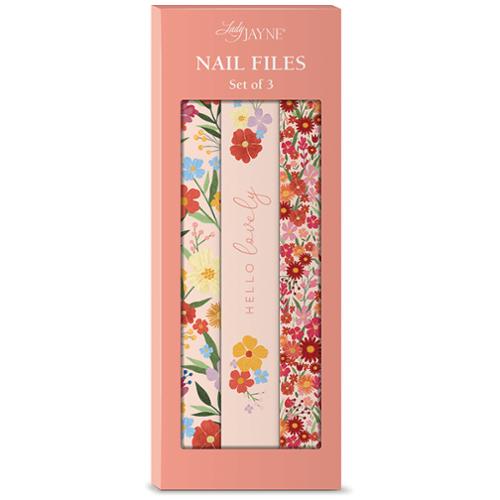 Lady Jayne Pink Floral Nail File