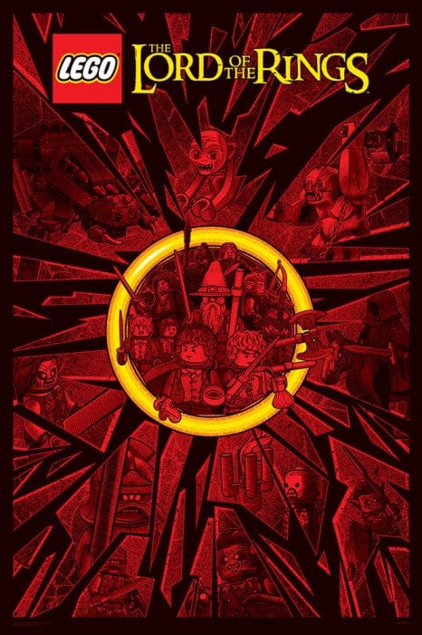 Lego The Lord of the Rings-Kevin Tong-poster