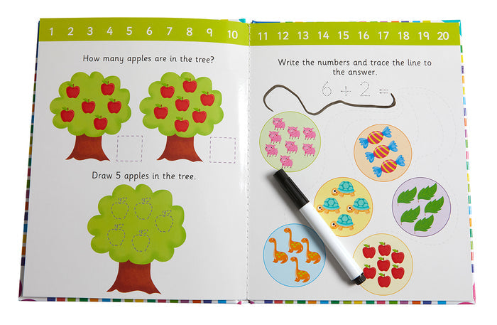 Let's Learn: First Number Skills (Write and Wipe)