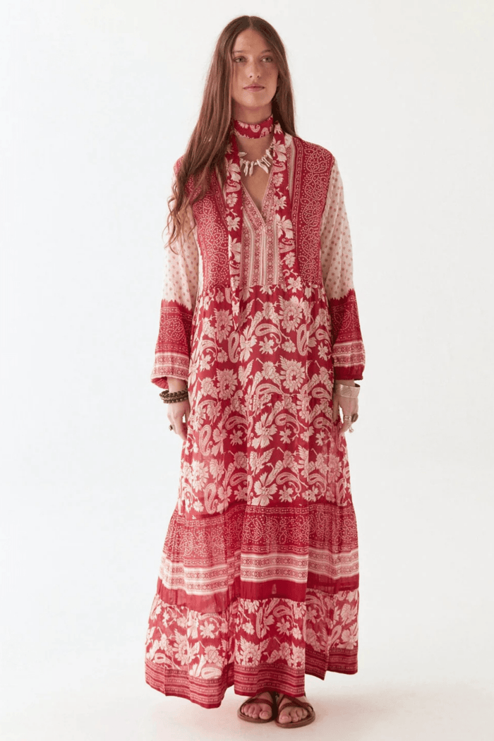 Maison Hotel Macarena Dress - Buleria Sangria - Dotique - Maison Hotel