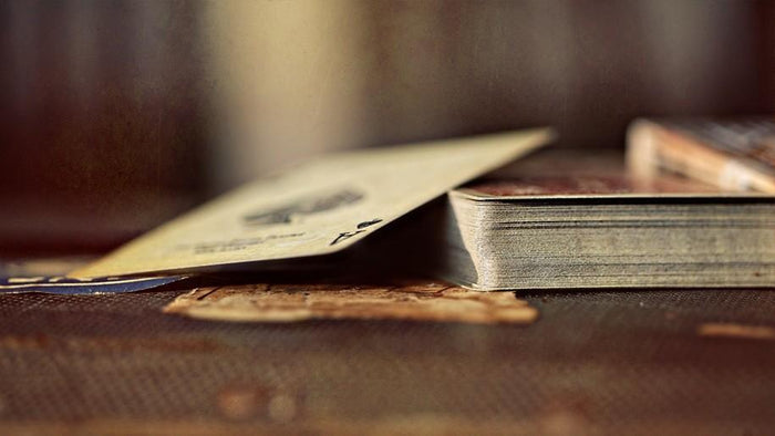 Marked Vintage 1800 Deck (Red) Playing Cards by Ellusionist
