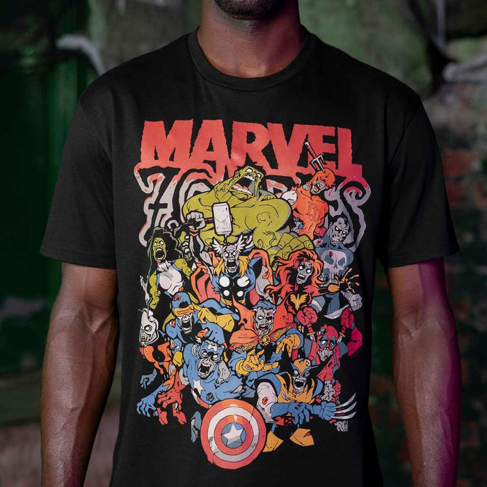 RSVLTS Marvel Crewneck T-shirt Marvel Zombies "Ravenous Rampage" – Crewneck Tee Marvel Zombies "Ravenous Rampage" – Crewneck Tee