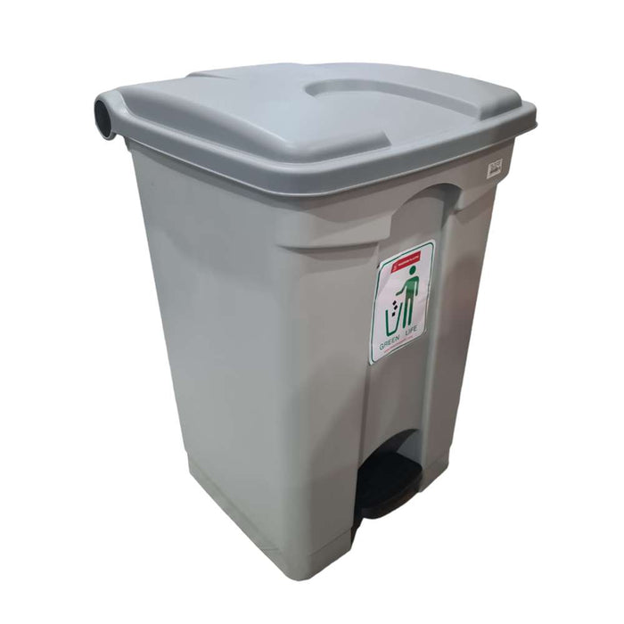 Maspion Pedal Dustbin 70L 467 x 449 x 681mm Sq