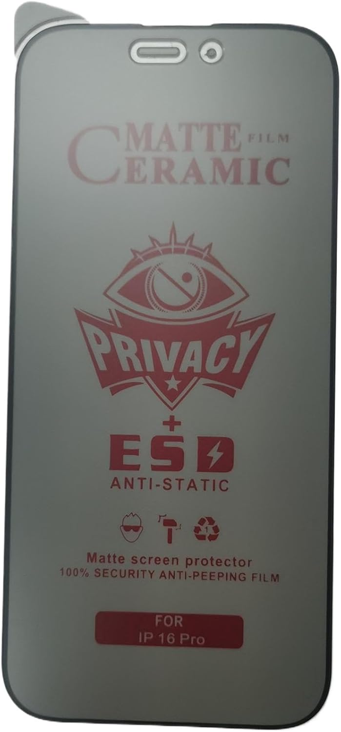 Privacy screen protector for a phone.