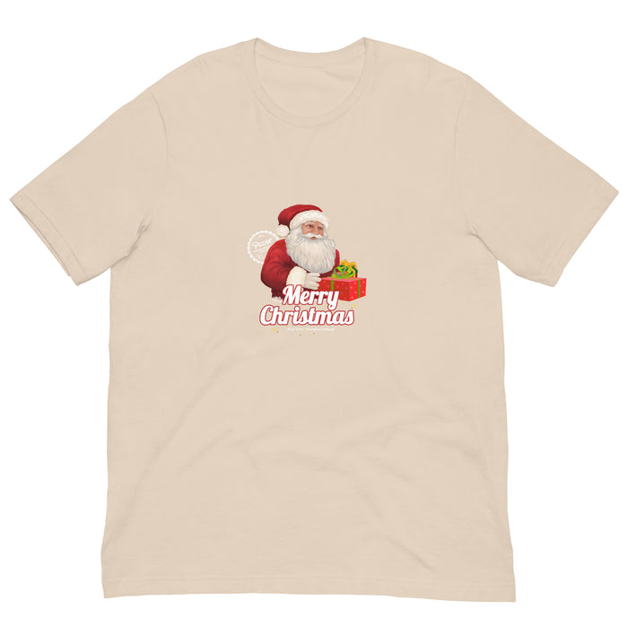 Merry Christmas Santa Claus Virtual Races Unisex t-shirt