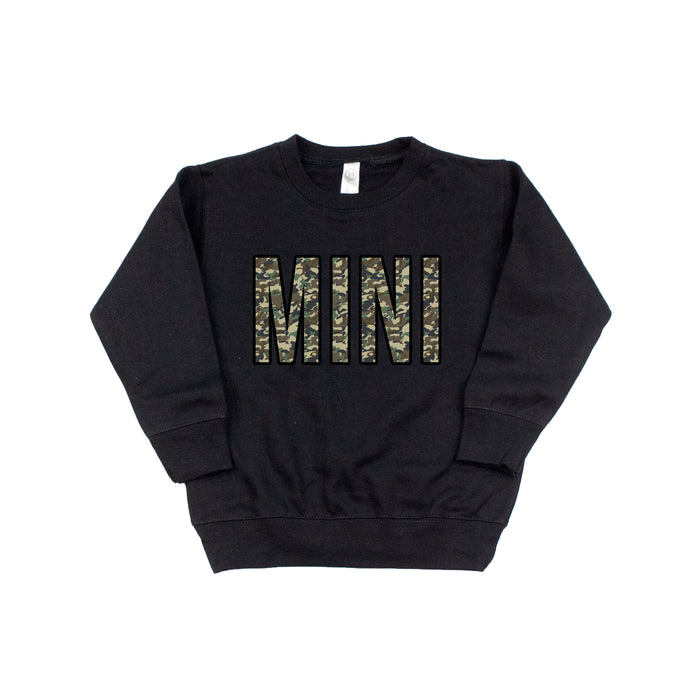 Mini Camo crewneck sweatshirt