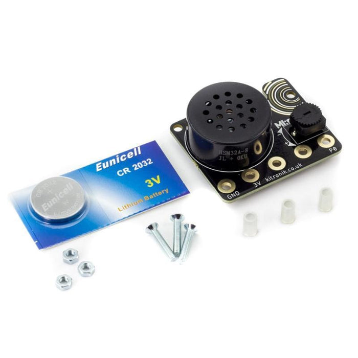 MI:sound Speaker Board for BBC micro:bit V2 by Kitronik - The Pi Hut
