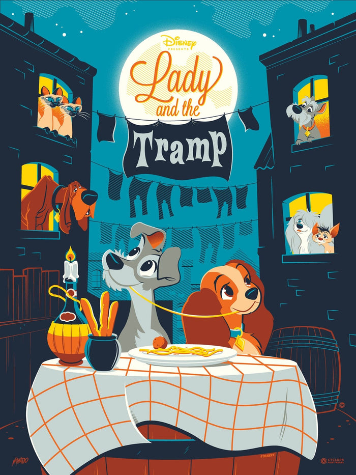 Mondo X Cyclops Print Works Print #18: Lady and the Tramp