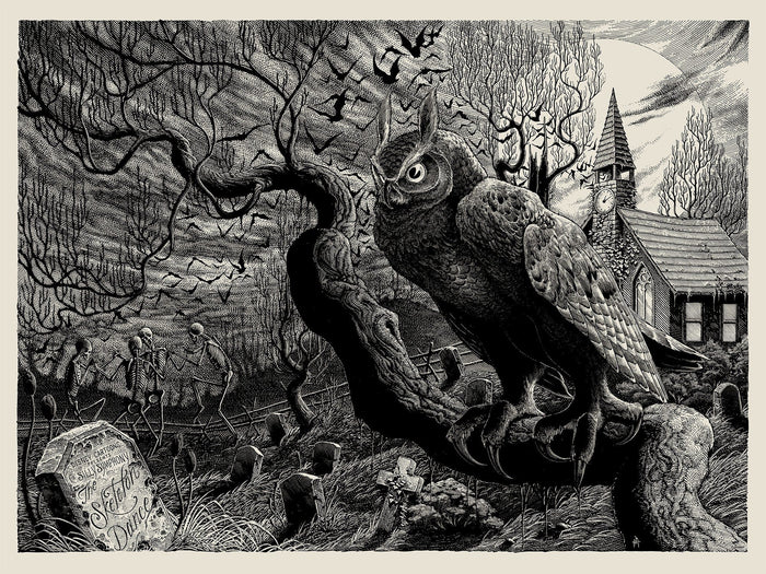 Mondo X Cyclops Print Works Print #27: The Skeleton Dance