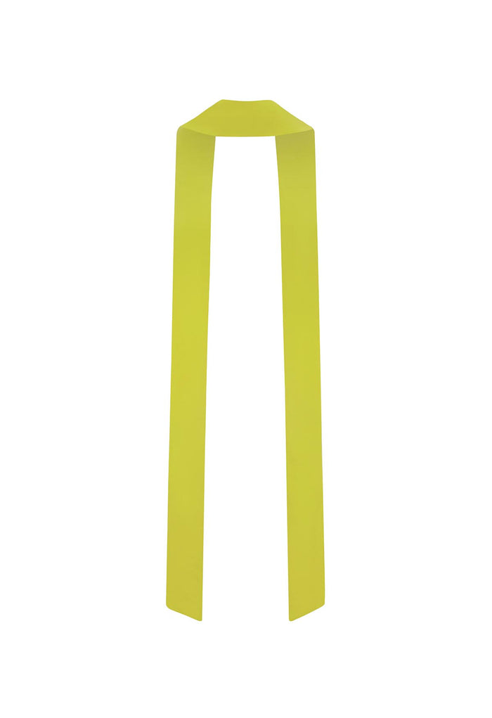 Neck Scarf Chartreuse Silk