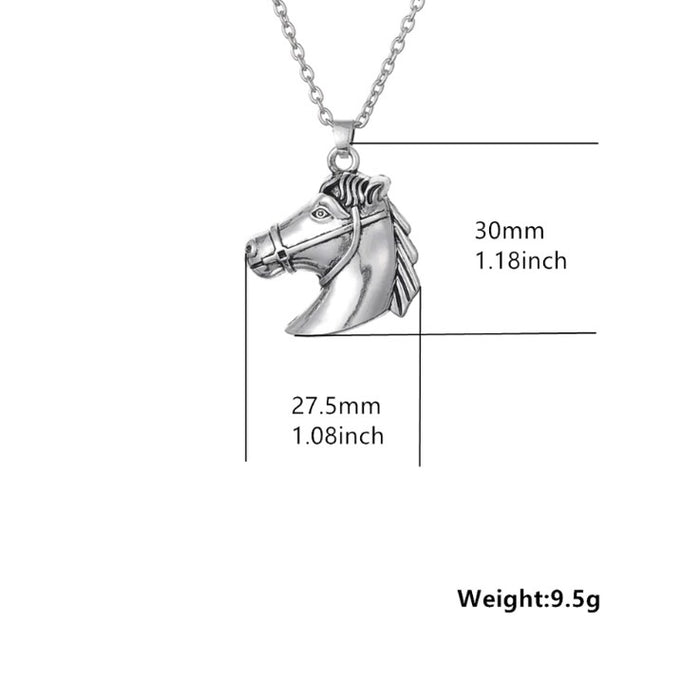 Necklace: Horse Portrait