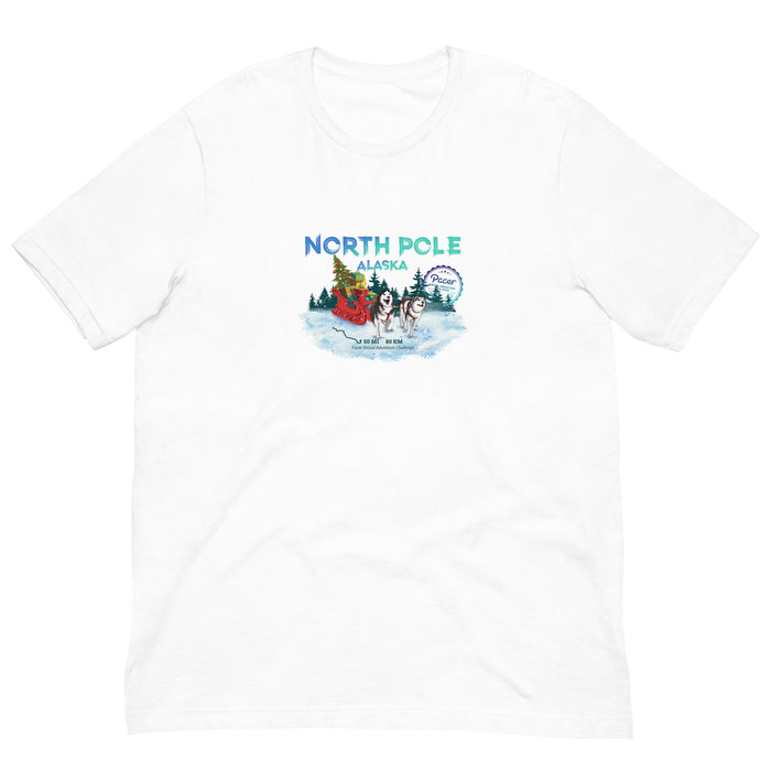 North Pole Alaska Virtual Challenge Unisex t-shirt