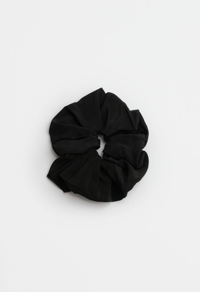 Oversized Scrunchie Nera Silk