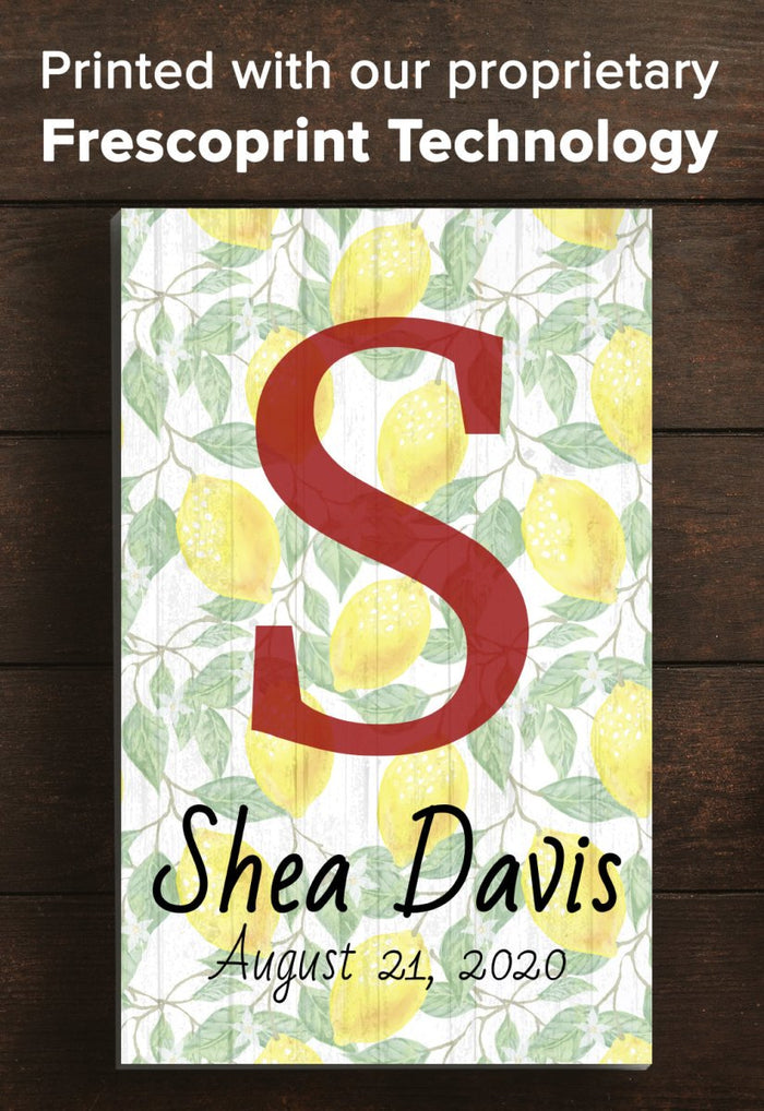 cute personalized nursery Decor