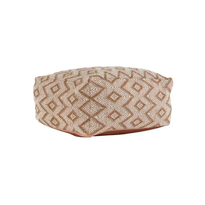Pouf - Terracotta/Ivory