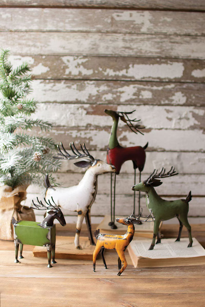 Recycled Metal Deer