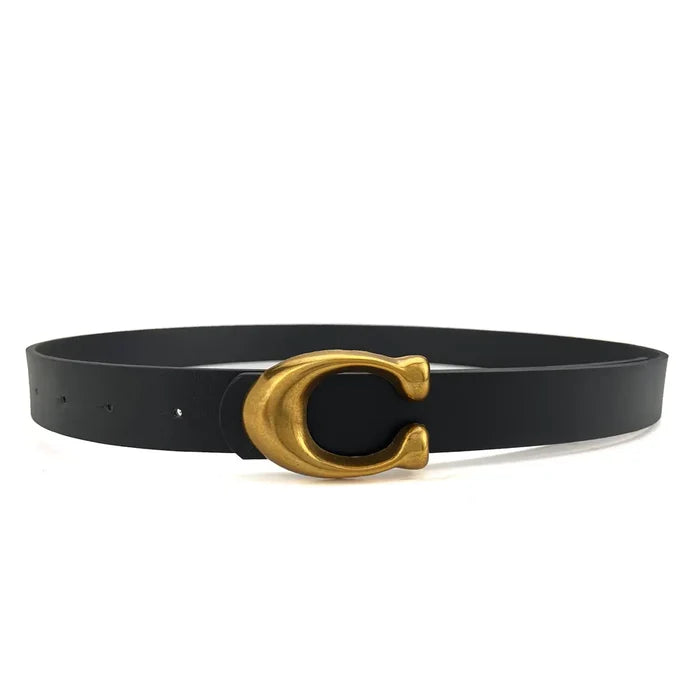 Retro Buckle Belt (Black)