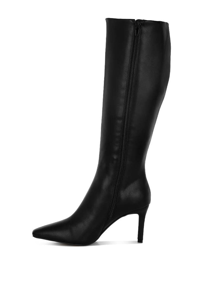 Skara Faux Leather Calf Boots