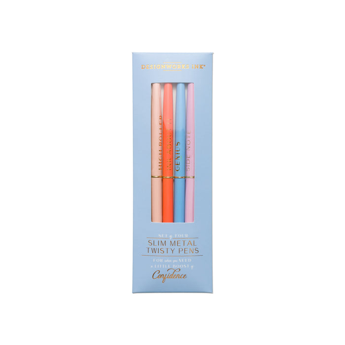 Slim Metal Twisty Pens