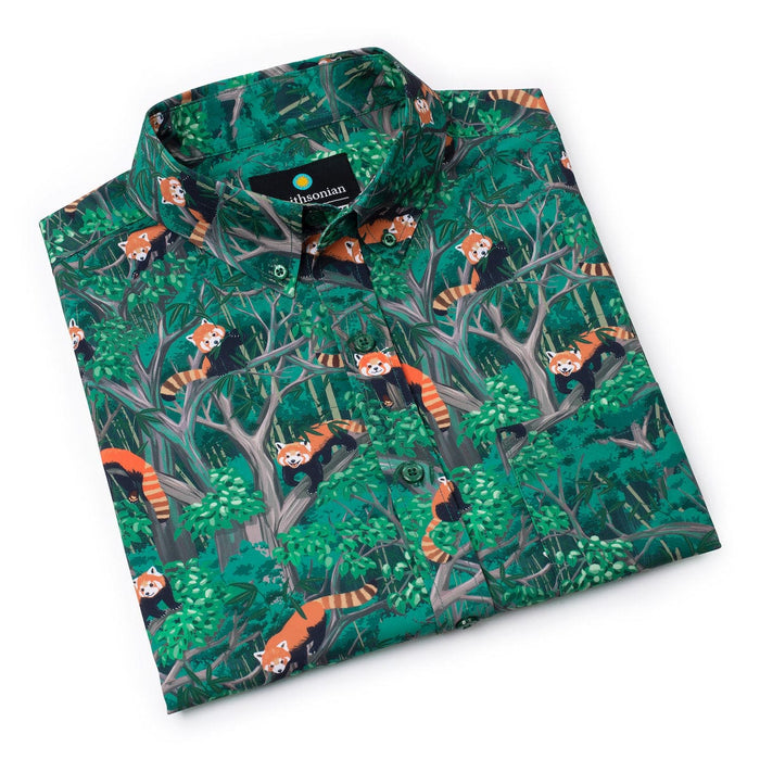 RSVLTS Smithsonian Short Sleeve Shirt Smithsonian’s National Zoo and Conservation Biology Institute "Red Panda-monium" – KUNUFLEX Short Sleeve Shirt Smithsonian’s National Zoo and Conservation Biology Institute "Red Panda-monium" – KUNUFLEX Short Sleeve Shirt